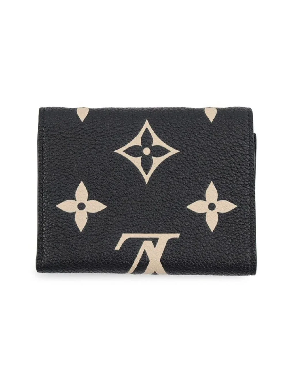 Louis Vuitton Trifold Wallet Monogram Empreinte Portefeuille Victorine Black